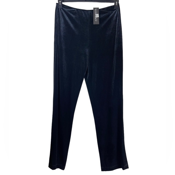 NWT -Linda Allard - Ellen Tracy black velvet pants. Size 16 #C2269